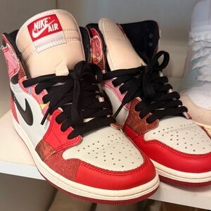 Nike Kids Sneakers - Red, White, and Black